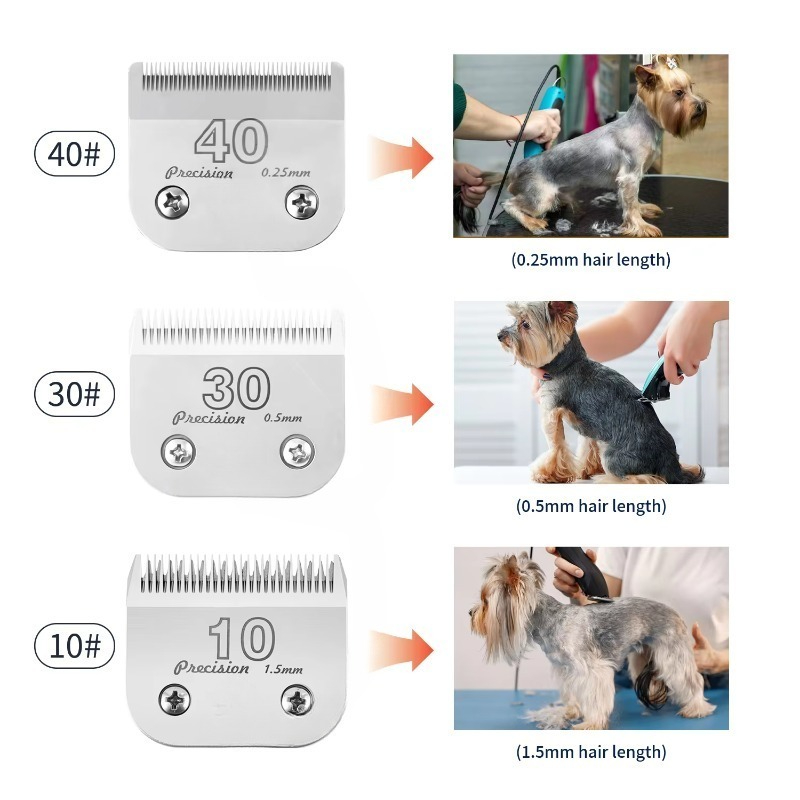 A5 Clipper Blades 10# 30# 40#  - Dog Grooming Clippers recension och pris