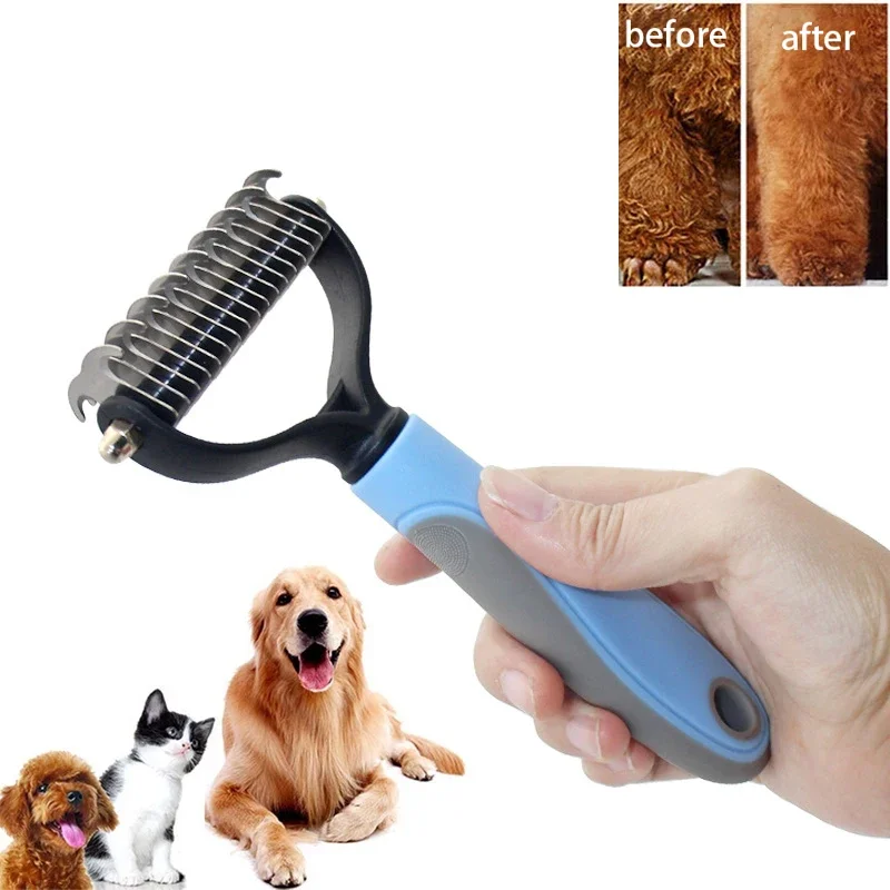 Pet Cat Hair Removal Comb Brus - Dog Grooming Clippers recension och pris