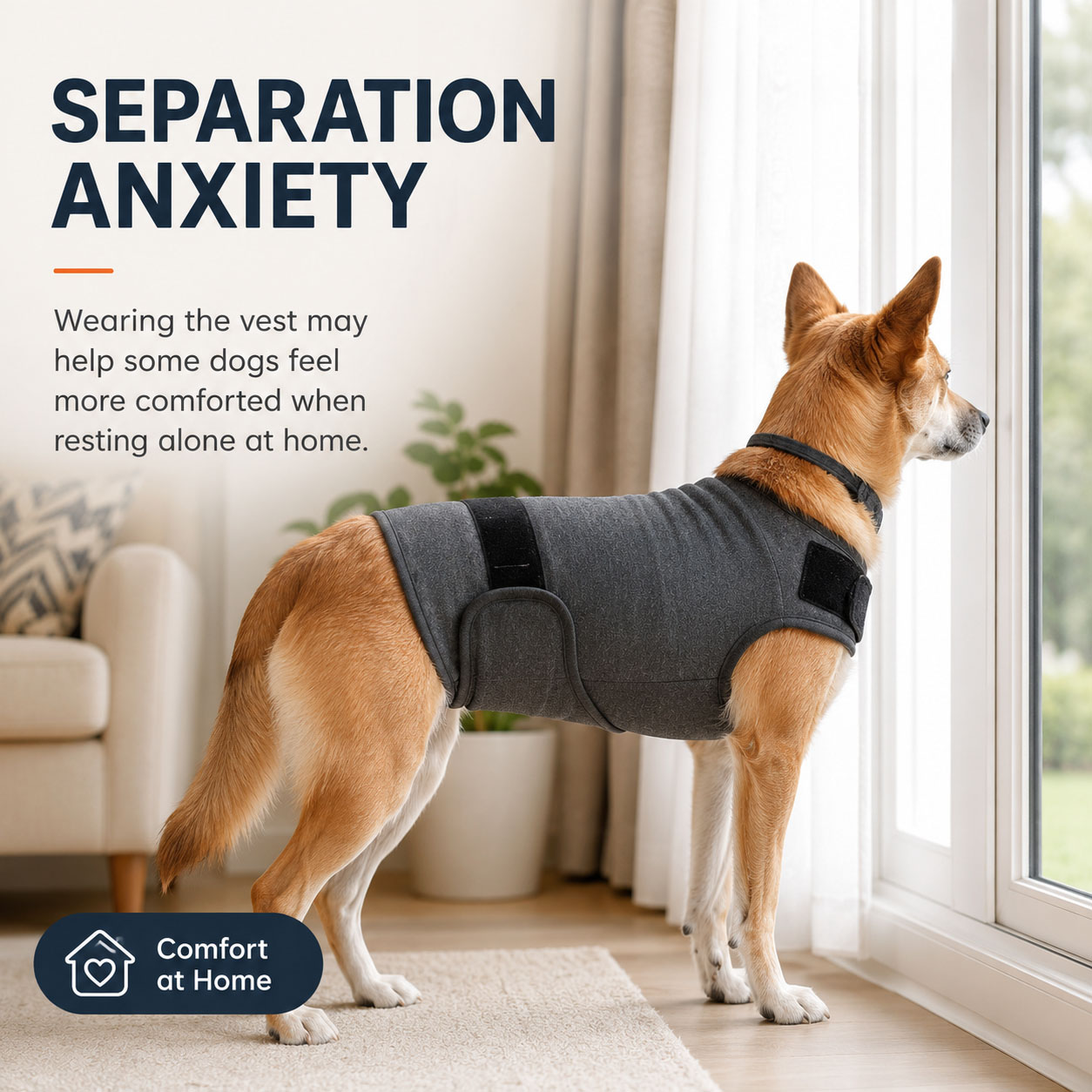 Dog Anxiety Vest Calming Wrap  - Dog Anxiety Vest recension och pris
