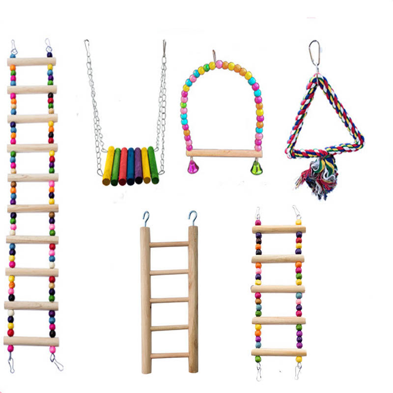 Wooden Bird Toys Small Parrot  - Pet Supplies Ringwood recension och pris