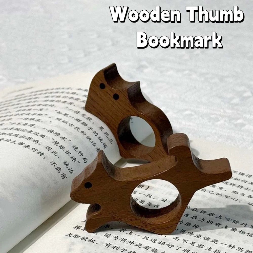 Anti-Slip Wooden Thumb Bookmar - Pet Supplies Ringwood recension och pris